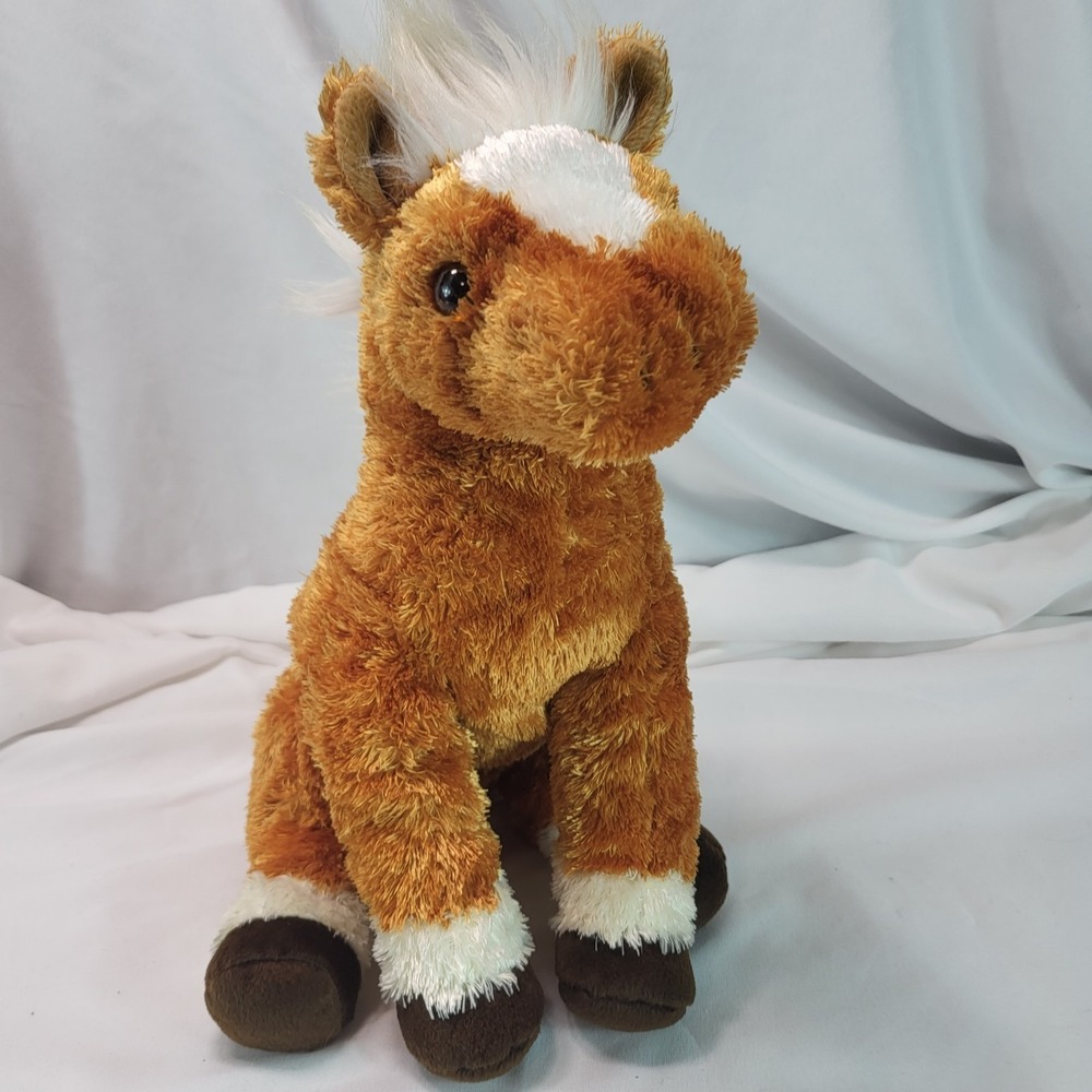 Hoofer Brown Horse TY Beanie Buddies 12" Stuffed Plush Animal Doll